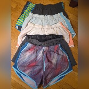 Lot: 5 Pairs Of Nike running Shorts, Size L